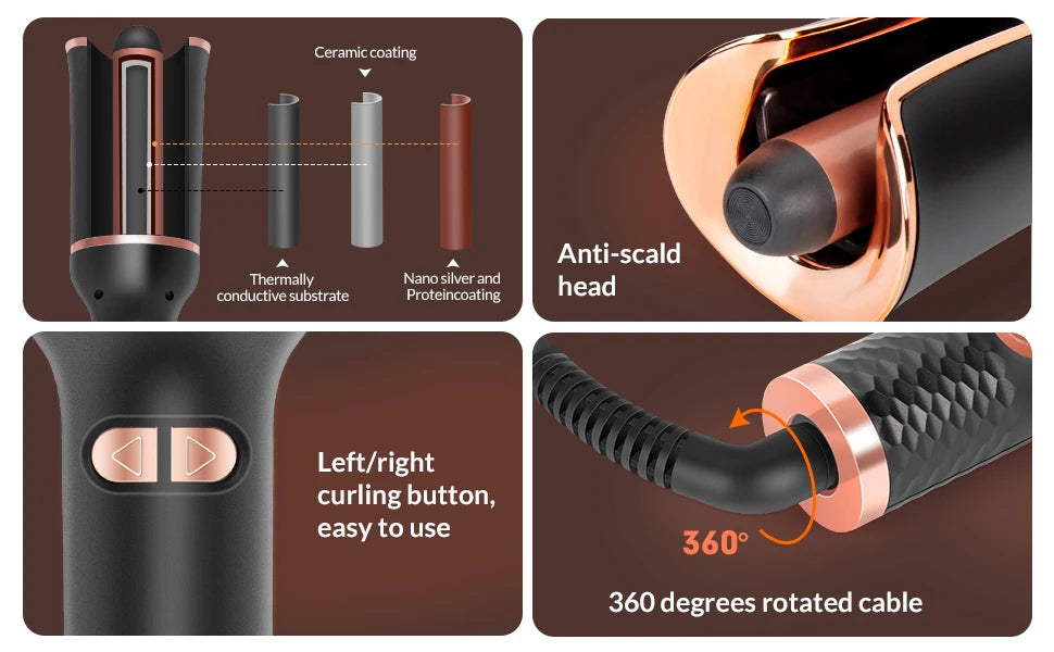 Automatic Curling Iron - Perfect Curls Without Effort