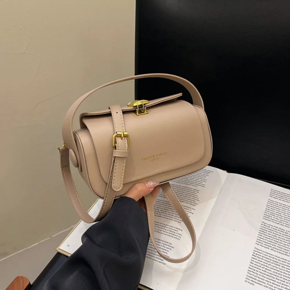 Bolso de hombro cuadrado clásico y sencillo: bandolera elegante y versátil