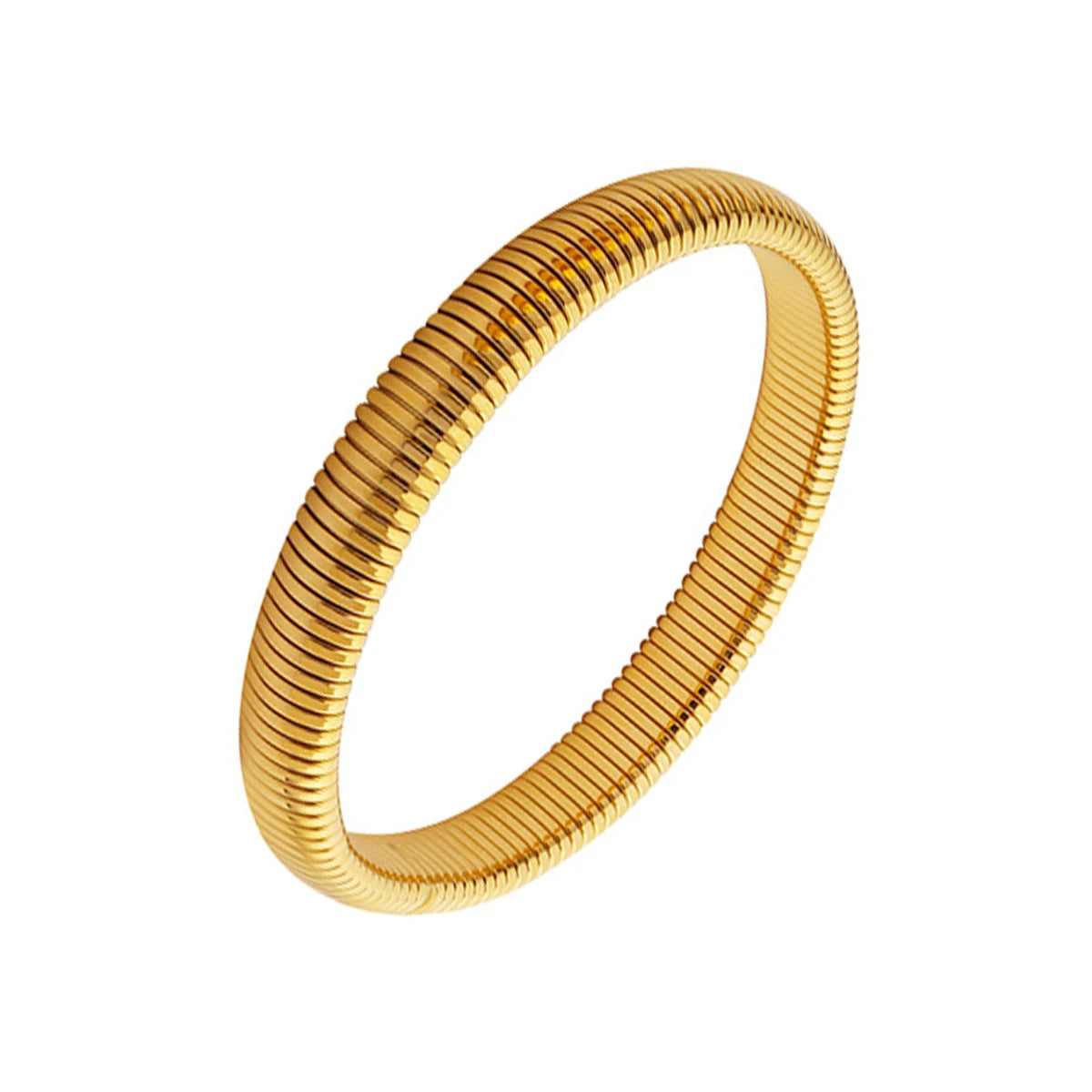 Pulsera elástica en espiral de moda - Acero inoxidable estilo vintage