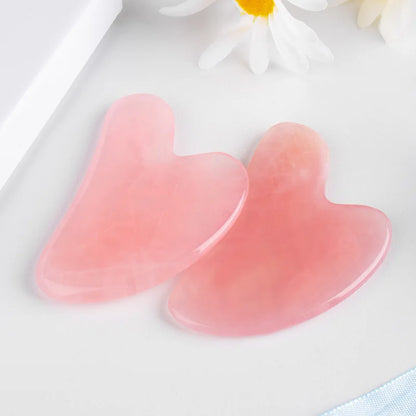 Natural Resin Jade Gua Sha – Facial & Body Massage Tool for Skin Lifting & Relaxation