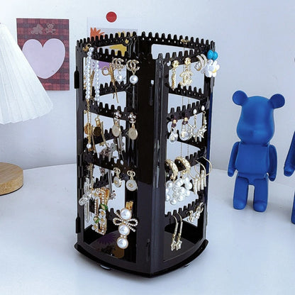 Elegant & Functional 360° Rotating Jewelry Organizer