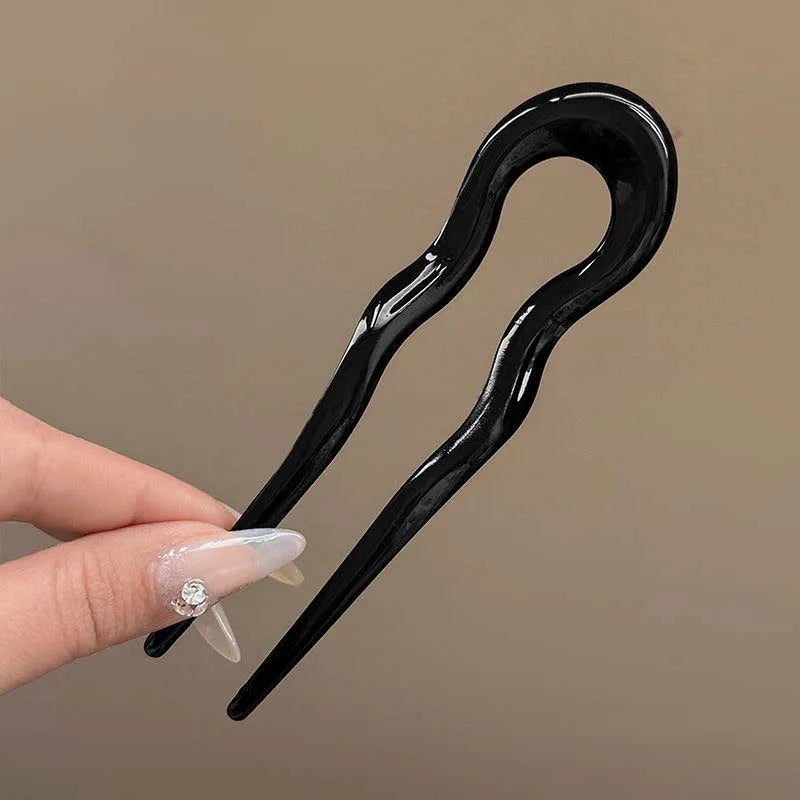 Elegant U-Shaped Hair Fork – Effortless Chic for Any Hairstyle