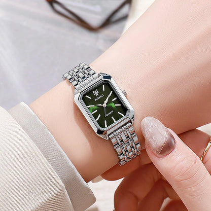 Luxury Women Quartz Watch - Elegant Stainless Steel Design