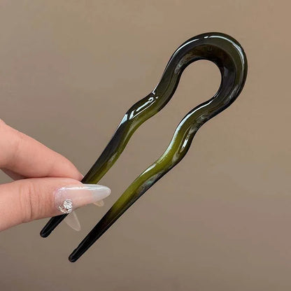 Elegant U-Shaped Hair Fork – Effortless Chic for Any Hairstyle