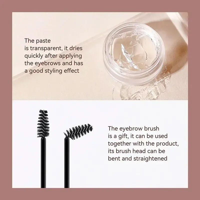 Waterproof 3D Eyebrow Styling Gel – Long Lasting & Quick-Drying