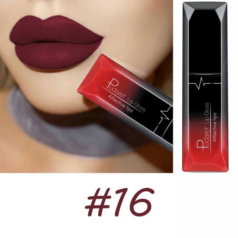 Langanhaltender Lipgloss – Intensive Farbe und mattes Finish