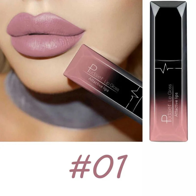 Langanhaltender Lipgloss – Intensive Farbe und mattes Finish