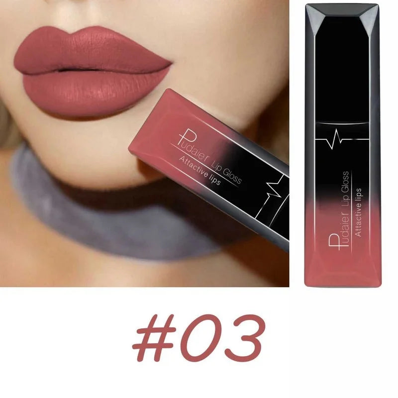 Langanhaltender Lipgloss – Intensive Farbe und mattes Finish