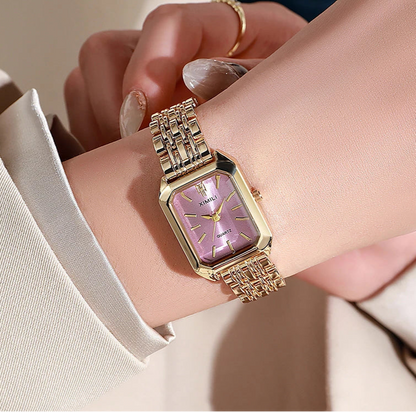 Luxury Women Quartz Watch - Elegant Stainless Steel Design