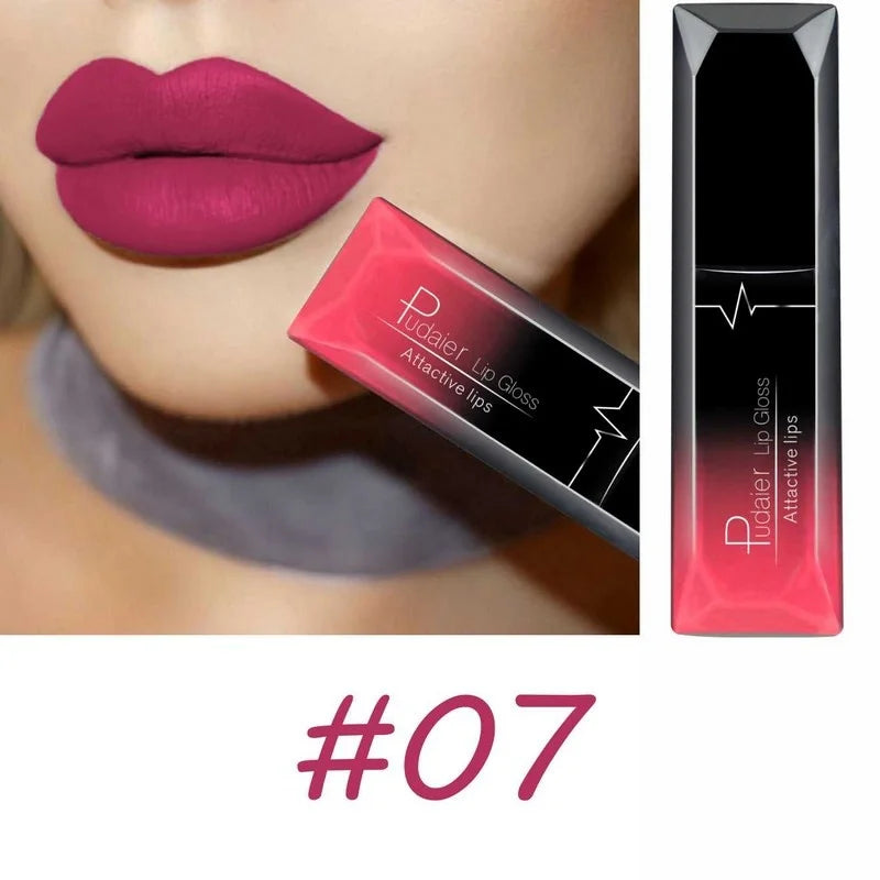 Langanhaltender Lipgloss – Intensive Farbe und mattes Finish