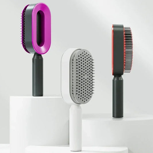 Self-Cleaning Hairbrush - Innovative & Practical