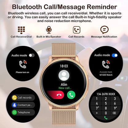 MEVADEN Smartwatch - Bluetooth Calling | Custom Dial | Fitness & Health Tracker