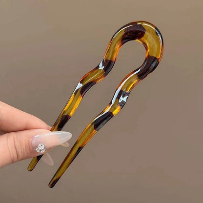 Elegant U-Shaped Hair Fork – Effortless Chic for Any Hairstyle