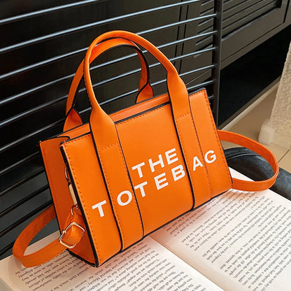 Bolso tote con letras en contraste para mujer: elegante y funcional