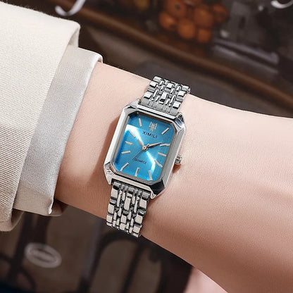 Luxury Women Quartz Watch - Elegant Stainless Steel Design