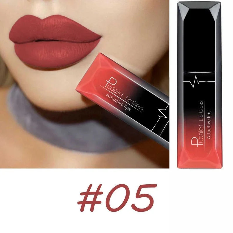 Langanhaltender Lipgloss – Intensive Farbe und mattes Finish