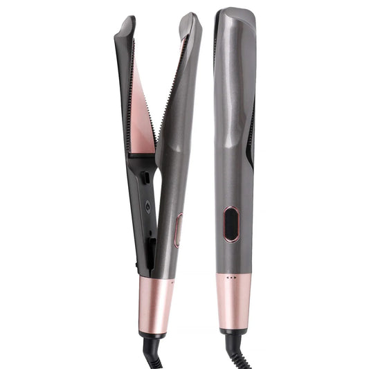 2-in-1 Hair Straightener & Curler Twist - Perfect Styling in One Tool!