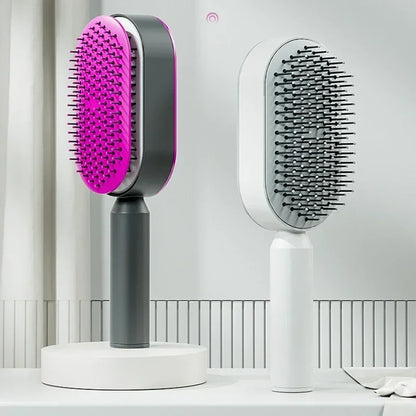 Self-Cleaning Hairbrush - Innovative & Practical