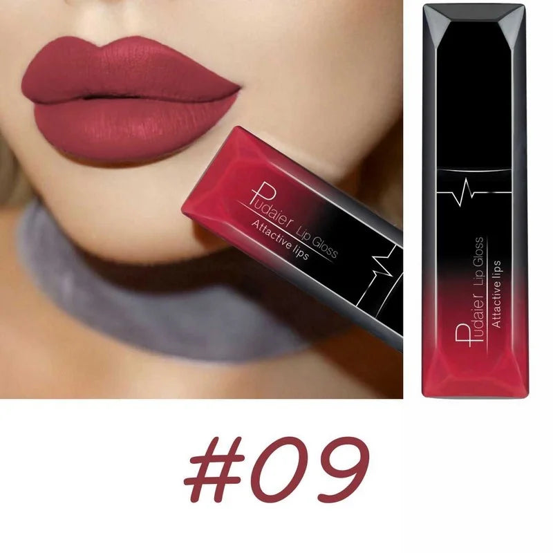 Langanhaltender Lipgloss – Intensive Farbe und mattes Finish