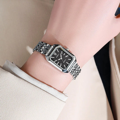 Luxury Women Quartz Watch - Elegant Stainless Steel Design