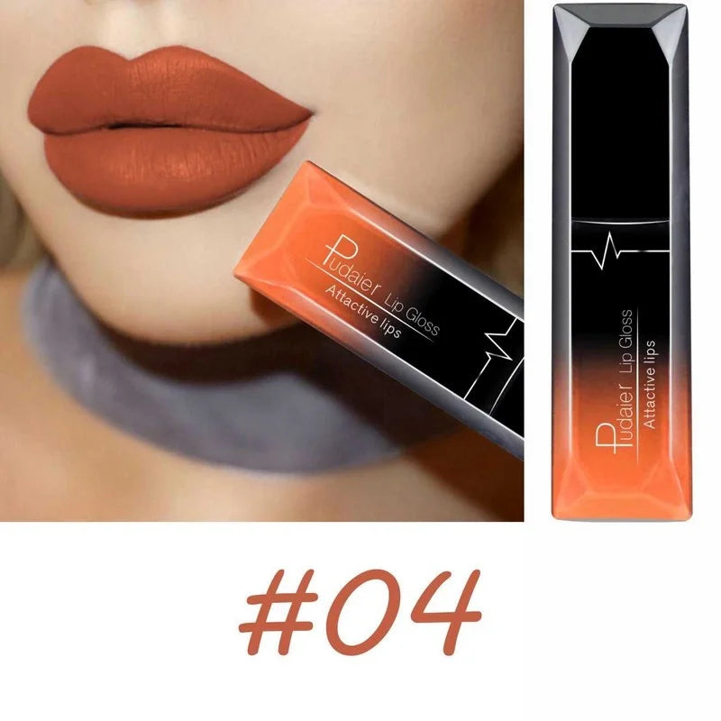 Langanhaltender Lipgloss – Intensive Farbe und mattes Finish