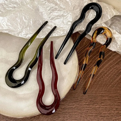 Elegant U-Shaped Hair Fork – Effortless Chic for Any Hairstyle