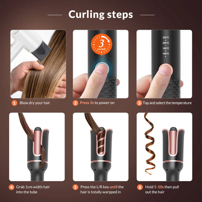 Automatic Curling Iron - Perfect Curls Without Effort