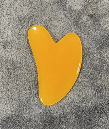Natural Resin Jade Gua Sha – Facial & Body Massage Tool for Skin Lifting & Relaxation