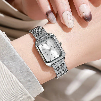 Luxury Women Quartz Watch - Elegant Stainless Steel Design