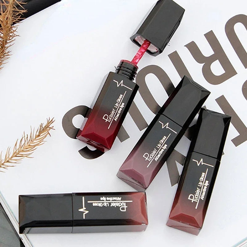 Langanhaltender Lipgloss – Intensive Farbe und mattes Finish
