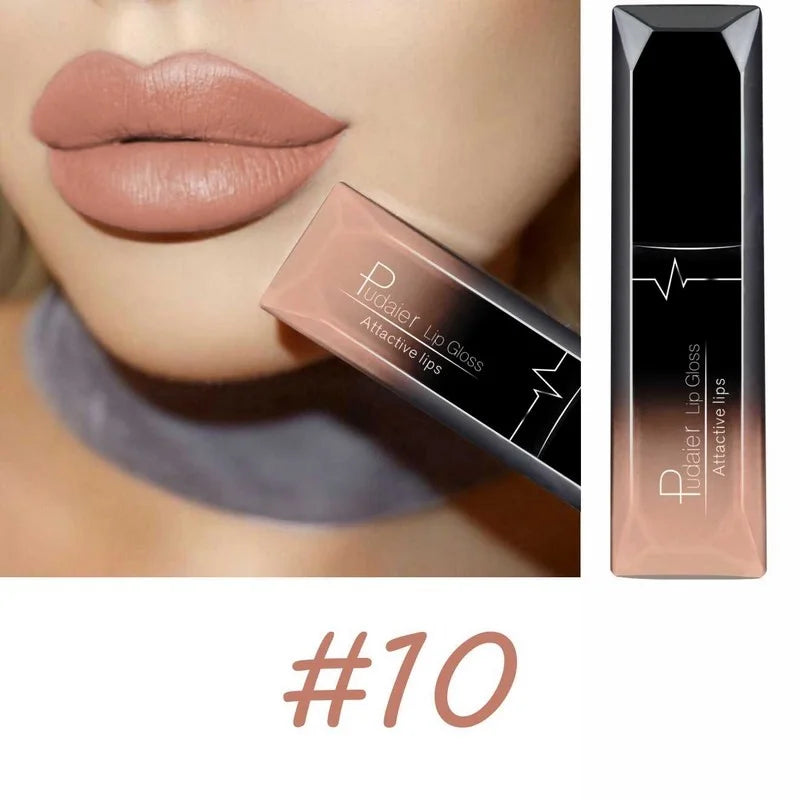 Langanhaltender Lipgloss – Intensive Farbe und mattes Finish