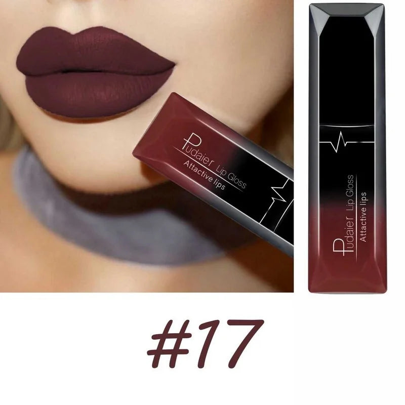 Langanhaltender Lipgloss – Intensive Farbe und mattes Finish