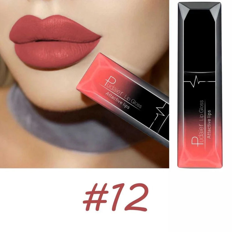 Langanhaltender Lipgloss – Intensive Farbe und mattes Finish
