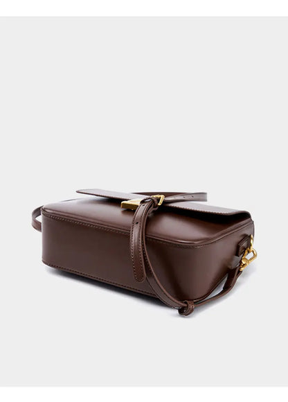 Bolso bandolera de lujo 100 % piel auténtica: elegante y de alta calidad.