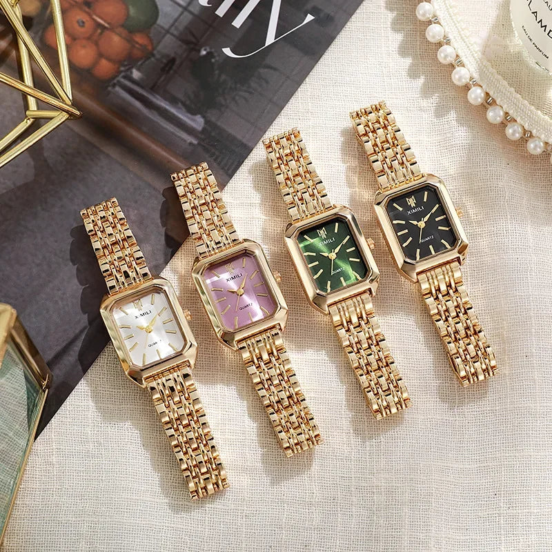 Luxury Women Quartz Watch - Elegant Stainless Steel Design
