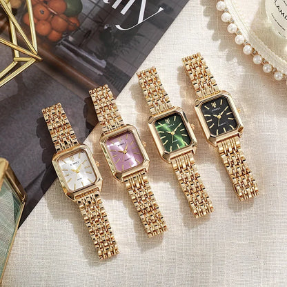 Luxury Women Quartz Watch - Elegant Stainless Steel Design
