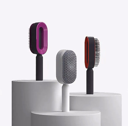 Self-Cleaning Hairbrush - Innovative & Practical